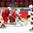 HELSINKI, FINLAND - JANUARY 2: USA's Auston Matthews #34 gets the puck past Czech Republic's Vitek Vanecek #1 to score a second period goal with Jan Scotka #23 in front during quarterfinal round action at the 2016 IIHF World Junior Championship. (Photo by Matt Zambonin/HHOF-IIHF Images)

